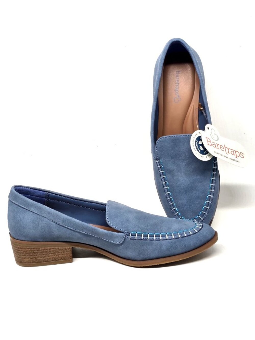 Baretraps Hydie Blue Casuals Slip-on Loafer Shoes Women's Size 6M